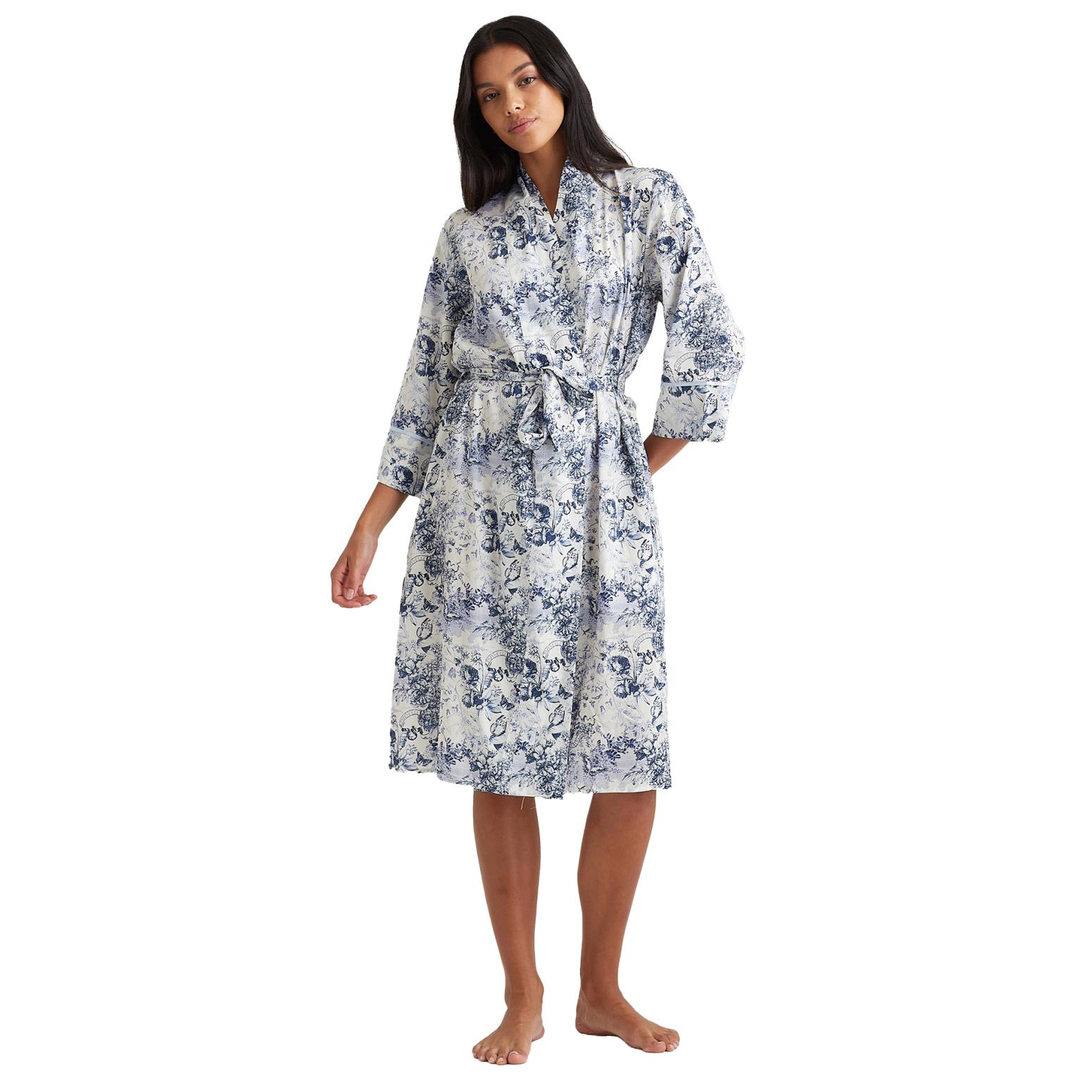 Papinelle Toile De Jouy Midi Robe